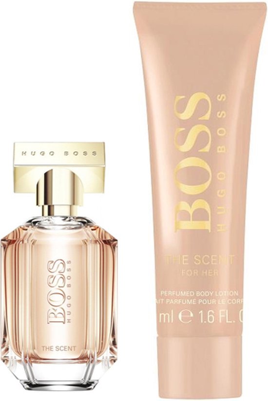Geurengeschenkset - Hugo Boss The Scent - Eau De Parfum 30 ml - Body Lotion  50 ml | bol.com