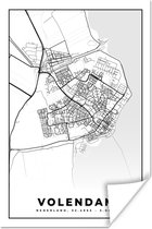 Affiche Carte - Volendam - 20x30 cm