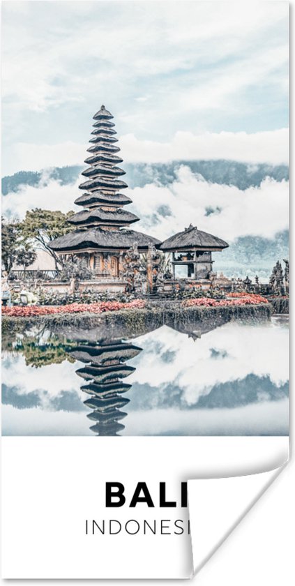 Poster Bali - Indonesië - Water - 20x40 cm