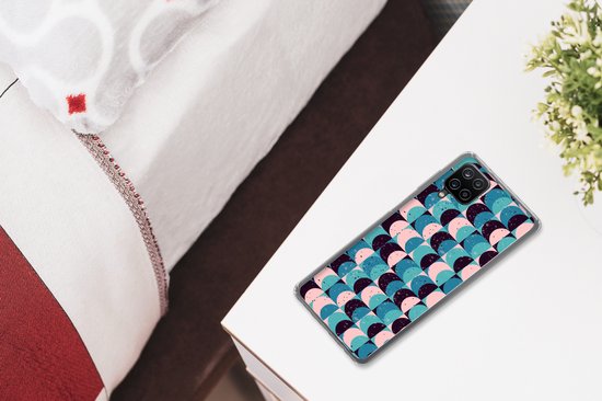 Coque Samsung Galaxy A12 - Filles - Peinture - Motifs - Coque de téléphone en Siliconen -