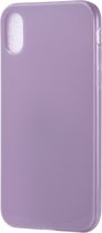 Coque Mobigear Softcase Candy Color Violet clair pour Apple iPhone Xs Max