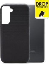 My Style Tough Telefoonhoesje geschikt voor Samsung Galaxy S21 Hoesje Hardcase Backcover Shockproof - Zwart