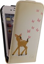 Apple iPhone 4/4s Hoesje - Mobilize - Ultra Slim Serie - Kunstlederen Flipcase - Deer - Hoesje Geschikt Voor Apple iPhone 4/4s