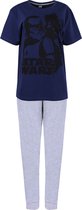 Marineblauwe-grijze pyjama voor heren - STAR WARS / L