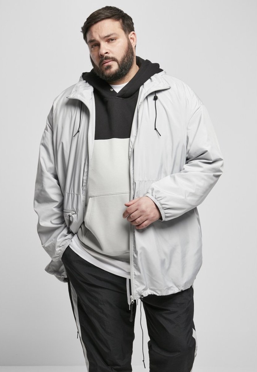 Urban Classics Trainings jacket – Oversized Grijs