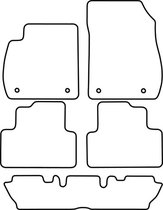 Mattenset Opel Zafira - C modellen - 7 pers. uitvoering 2012 ->