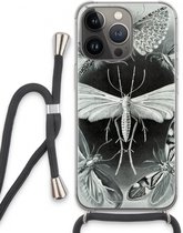 Case Company® - iPhone 13 Pro hoesje met Koord - Haeckel Tineida - Telefoonhoesje met Zwart Koord - Extra Bescherming aan alle Kanten en Over de Schermrand