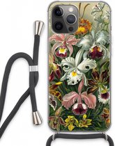 Case Company® - iPhone 13 Pro Max hoesje met Koord - Haeckel Orchidae - Telefoonhoesje met Zwart Koord - Extra Bescherming aan alle Kanten en Over de Schermrand