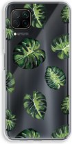 Case Company® - Huawei P40 Lite hoesje - Tropische bladeren - Soft Cover Telefoonhoesje - Bescherming aan alle Kanten en Schermrand