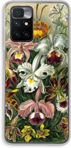 Case Company® - Xiaomi Redmi 10 hoesje - Haeckel Orchidae - Soft Cover Telefoonhoesje - Bescherming aan alle Kanten en Schermrand