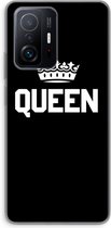 Case Company® - Xiaomi 11T hoesje - Queen zwart - Soft Cover Telefoonhoesje - Bescherming aan alle Kanten en Schermrand