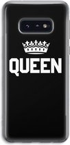 Case Company® - Samsung Galaxy S10e hoesje - Queen zwart - Soft Cover Telefoonhoesje - Bescherming aan alle Kanten en Schermrand