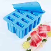 BOTC IJslolly Vormen - Siliconen -IJsvormpje – IJsjes Maker - Zelf Ijs Maken-10stuks -KICEO154