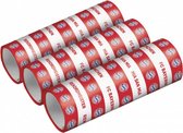 serpentine Bayern MÃ¼nchen 4 meter rood/wit 3 stuks