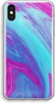 Case Company® - iPhone XS hoesje - Zweverige regenboog - Soft Cover Telefoonhoesje - Bescherming aan alle Kanten en Schermrand