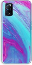 Case Company® - Oppo A52 hoesje - Zweverige regenboog - Soft Cover Telefoonhoesje - Bescherming aan alle Kanten en Schermrand