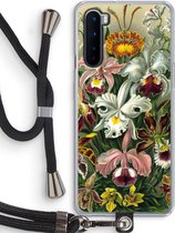 Case Company® - OnePlus Nord hoesje met Koord - Haeckel Orchidae - Telefoonhoesje met Zwart Koord - Bescherming aan alle Kanten en Over de Schermrand