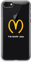 Case Company® - iPhone 8 hoesje - I'm lovin' you - Soft Cover Telefoonhoesje - Bescherming aan alle Kanten en Schermrand