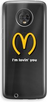 Case Company® - Motorola Moto G6 hoesje - I'm lovin' you - Soft Cover Telefoonhoesje - Bescherming aan alle Kanten en Schermrand