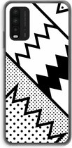 Case Company® - Xiaomi Redmi 9T hoesje - Pop Art #5 - Soft Cover Telefoonhoesje - Bescherming aan alle Kanten en Schermrand
