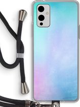 Case Company® - OnePlus 9 hoesje met Koord - Mist pastel - Telefoonhoesje met Zwart Koord - Bescherming aan alle Kanten en Over de Schermrand