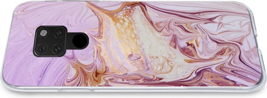Coque Huawei P40 Lite - Marbre - Peinture - Abstrait - Coque de téléphone en Siliconen