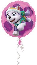 folieballon Paw Patrol Skye & Everest 43 cm paars/roze