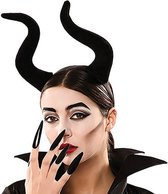 diadeem Malificent dames zwart mt one-size