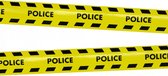afzetlint Police 15 meter polyetheen geel/zwart