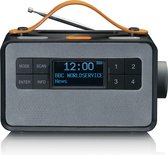 Lenco PDR-065BK - Draagbare DAB Radio - FM, DAB+, Bluetooth® en AUX - EASY-functie voor eenvoudigie bediening - Zwart