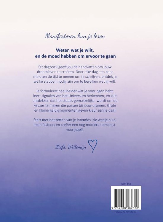 Manifestatie dagboek - Willemijn Welten