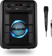 NGS Roller Lingo Black Draadloze TWS Bluetooth Speaker - USB - TF - Aux In - 20W - Microfoon- Zwart