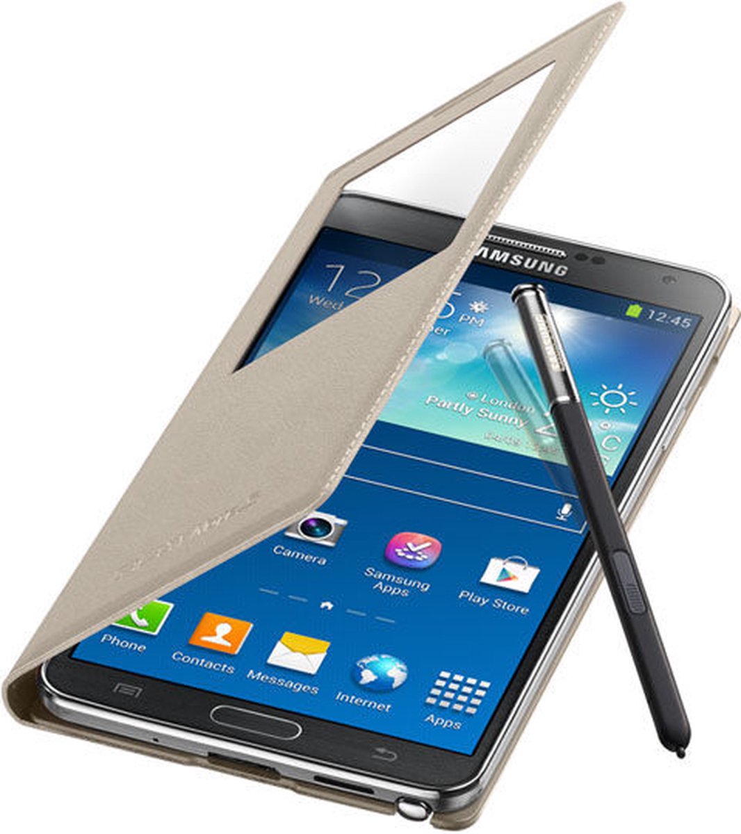 Samsung S View Cover voor de Samsung Jet Note 3 - Grijs