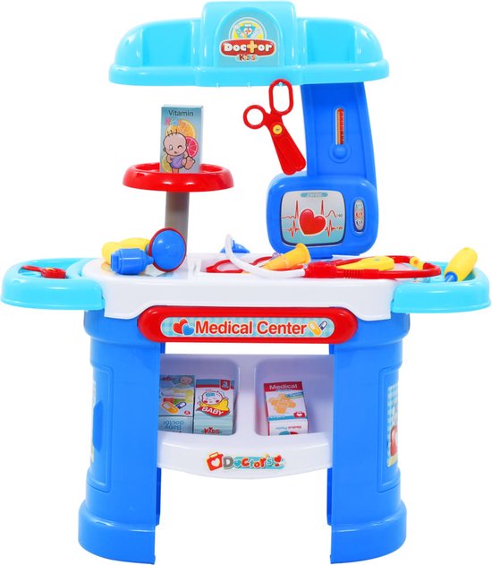 15-delige Dokter speelset 38x30x67,5 cm van Galaxy Speelgoed — afbeelding 2