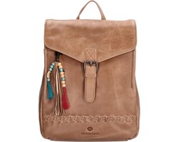 Micmacbags Friendship Rugzak - 100% Leder - Rugtas - Ook te dragen als Schoudertas - Zand - 100% Leer