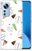 Telefoon Hoesje Xiaomi 12 | 12X Silicone Back Case IJsjes