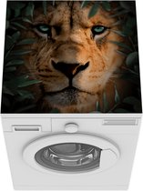 Wasmachine beschermer - Wasmachine mat - Planten - Leeuw - Natuur - 60x60 cm - Droger beschermer