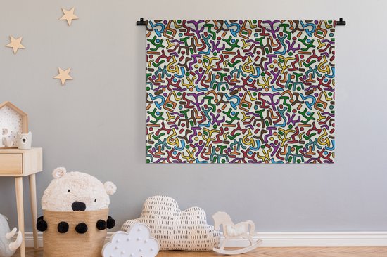 Tapisserie - Tapisserie - Abstrait - Motifs - Afrique - 150x112,50 cm - Tapisserie