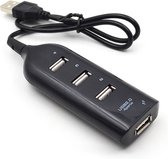 UniRay Usb Splitter -  Usb Hub - usb hub 4 poorten - usb 2.0 - Zwart