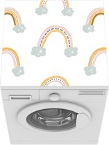 Wasmachine beschermer - Wasmachine mat - Meisjes - Patronen - Regenboog - 60x60 cm - Droger beschermer