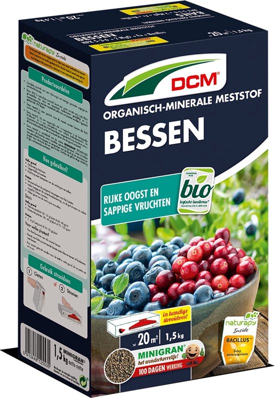 DCM Meststof Bessen - Groentetuin meststof - 1,5 kg