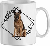 Mok Duitse herder 1.3| Hond| Hondenliefhebber | Cadeau| Cadeau voor hem| cadeau voor haar | Beker 31 CL
