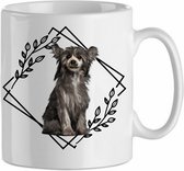 Mok chinese crested 4.5| Hond| Hondenliefhebber | Cadeau| Cadeau voor hem| cadeau voor haar | Beker 31 CL