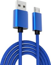 Extra Snelle Controller Oplaadkabel voor PlayStation 4 - PS4 Oplader - Micro USB Kabel - 5A Snellader / Fast Charger - 3 Meter 3M - Blauw