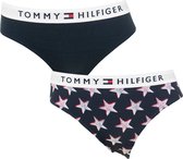 Tommy Hilfiger meisjes slip 2P stars blauw - 164/176
