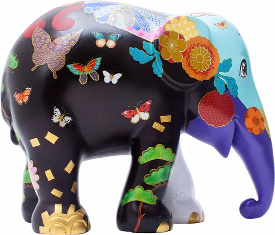 Elephant Parade - Kiku - Handgemaakt Olifanten Beeldje - 15cm