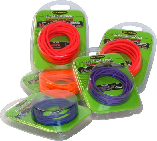 Fun Fishing - Holle elastiek Elastique creux 3m - Fun Fishing van Fun Fishing — afbeelding 2