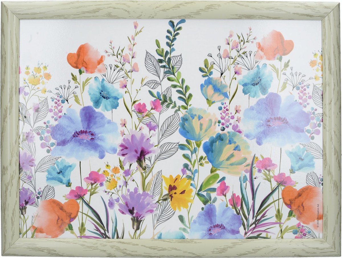 Laptray, Schootdienblad, Meadow Floral, 44 x 34 cm - Creative Tops