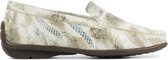 Waldlaufer Instappers / Loafers Dames /  Damesschoenen - Leer - 431000 - Gebroken wit combi - Maat 42.5