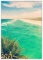 Poster Met Witte Lijst - Stradbroke Eiland Poster